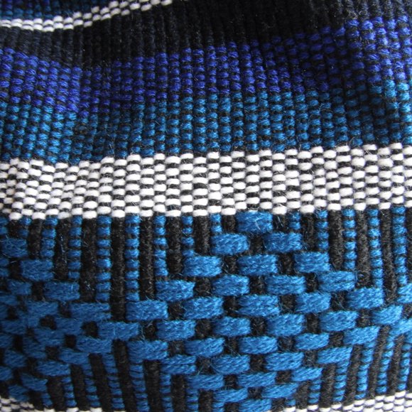 Artesanias Mr. Pinzon Woven Drawstring Boho Hippie Bag Rasta Back Pack Rainbow - Picture 8 of 11